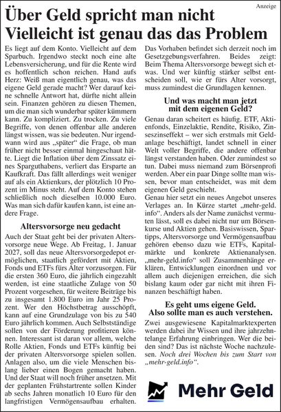 Anzeige